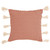 Textured Coral Accent Pillow