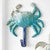 Blue Crab Ceramic Wall Hook