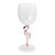 Flamingo Paradise Stemmed Wine Glass