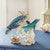 Sea Turtle & Dolphin Coral Sculpture
