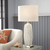 Ivory Palm Leaves Table Lamp