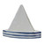 Ceramic Sailboat Napkin Holder