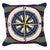 Captainâ€™s Compass Indoor/Outdoor Pillow