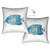 Blue Fish II Pillow
