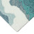Coastline Curl Turquoise Indoor/Outdoor Rug - 2 x 8