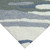 Coastline Curl Blue Indoor/Outdoor Rug - 8 x 10