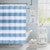Bayside Blue Stripes Shower Curtain