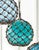 Large Glass Buoy Decorative Sphere - Teal