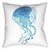 Blue Jellyfish 20 x 20 Outdoor Pillow