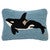 Ocean Orca Hooked Pillow