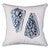 Blue Coneshells Indoor/Outdoor Pillows