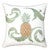 Botanical Pineapple Indoor/Outdoor Square Pillow