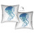 Blue Jellyfish Pillow