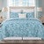 Blue Tropics Quilt Set - Twin