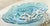 Pearl Tide Blue Oyster Plate - Large