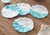 Shoreline Waves Salad Plates - Set of 4