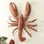 Ocean Lobster Metal Wall Art