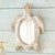 Sea Turtle Distressed Wood Mirror