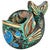 Tribal Bay Clay Fish Planter
