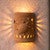 Heritage Clay Natural Light Cover with Turtle