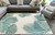 Camps Bay Aqua Indoor/Outdoor Rug - 3 x 5