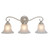 Cape 3 Light Vanity Lamp - Brushed Nickel