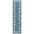 Carolina Starfish Aqua Indoor/Outdoor Rug - 2 x 8
