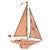 Classic Directions Polished Copper Sailboat Weathervane