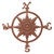 Compass Rose Wall Decor - Classic Copper
