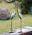 Contemporary Crane Garden Sculptures - Set of 2