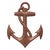 Copper Anchor Wall Decor