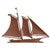 Copper Yacht Weathervane - 46 Inch