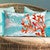 Coral Wave Aqua Pillow - 12 x 20
