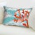 Coral Wave Aqua Pillow - 12 x 20