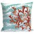 Coral Wave Aqua Pillow - 20 x 20