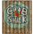 Crab Shack Personalized Corrugated Metal Sign