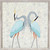 Crane Pair Mini Framed Canvas