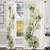 Crystalline Leaves Sheer Window Panel