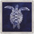 Custom Sea Turtle Shadow I Framed Canvas