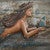 Embossed Mermaid Metal Wall Art