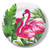 Flamingo Tropics Dinner Plate - Set of 4 - OVERSTOCK