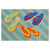 Flip Flops Striped Blue Rug - 3 x 4