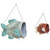 Hanging Metal Fish Planters - Set of 2 - OUT OF STOCK UNTIL 11/11/2025