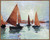 Harbor Sails Framed Canvas