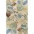 Havana Ivory and Blue Oasis Rug - 3 x 4 - OUT OF STOCK