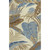 Havana Ivory and Blue Rainforest Rug - 5 x 8