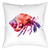 Hermit Crab Swirl Pillow