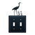 Heron Double Switch Cover