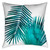 Laguna Palms Teal Indoor Pillow