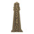 Large Lighthouse Vertical House Number Plaque - Antique Bronze